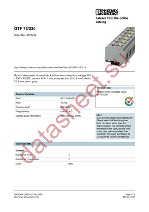 3121012 datasheet  